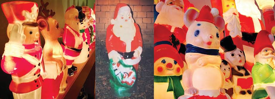 Blow Mold Christmas Decorations