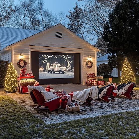 garage door christmas decorations​