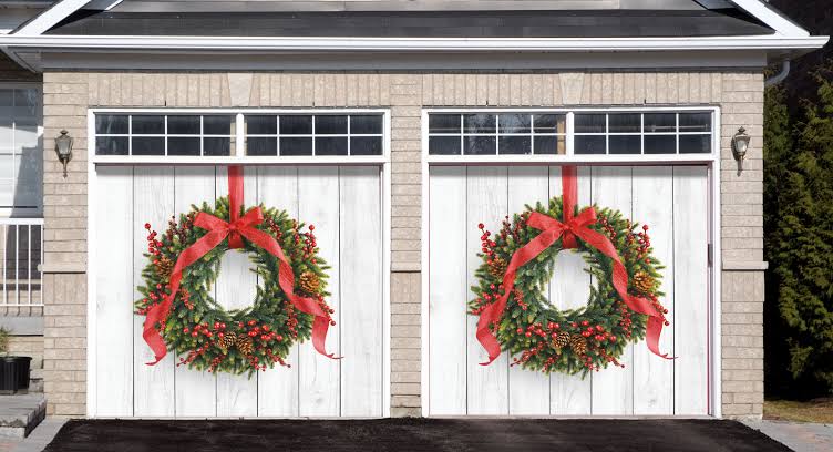 garage door christmas decorations​