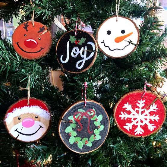 Wooden Christmas Ornaments