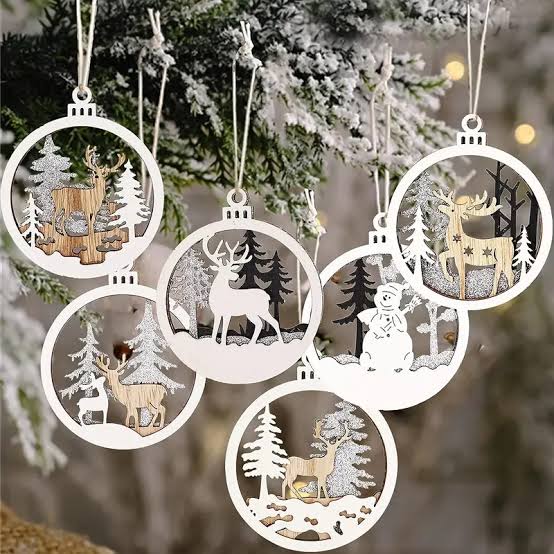 Wooden Christmas Ornaments