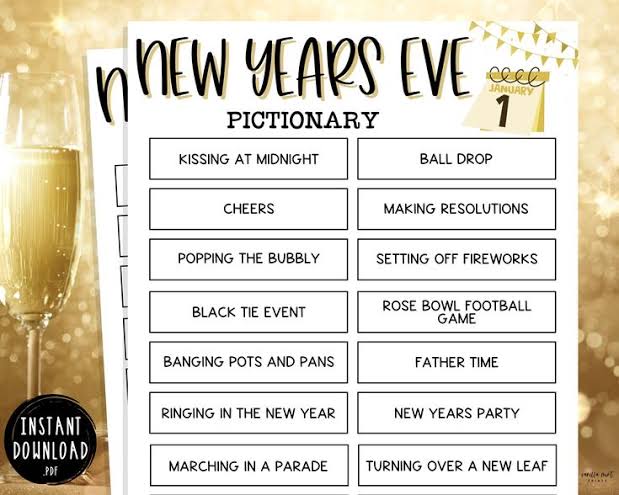 Pictionary - Best Games to Play on New Year's Eve